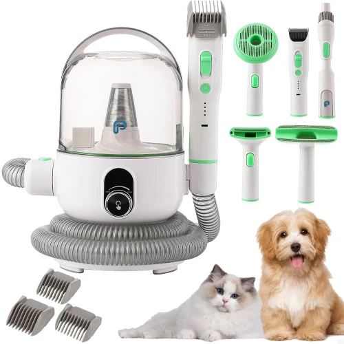 Pet Grooming Kit with 2L Vacuum Suction 99% Pet Hair's