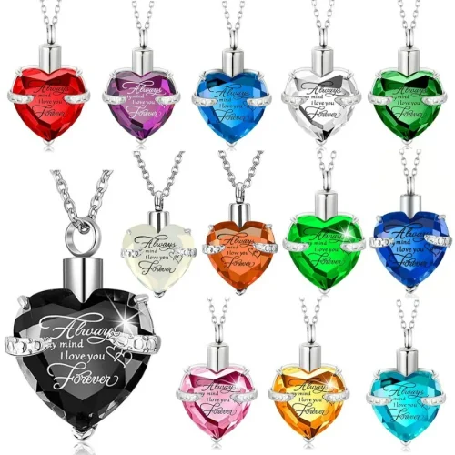 Cremation Keepsake Pet Ashes Necklace