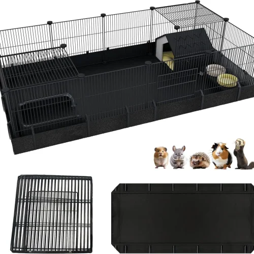 DIY Waterproof Small Animal Cage with Door