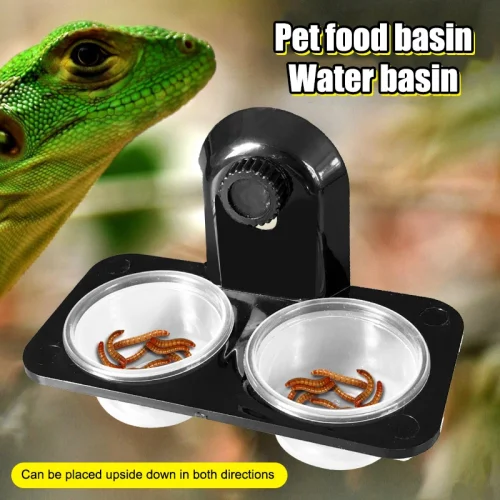 Reptile Food Water Feeding Bowl Terrarium
