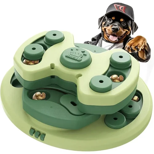 Large Dog Puzzle Toy - 3-Level Challenge